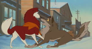 The "Kiss" by Specter_Wolfdog